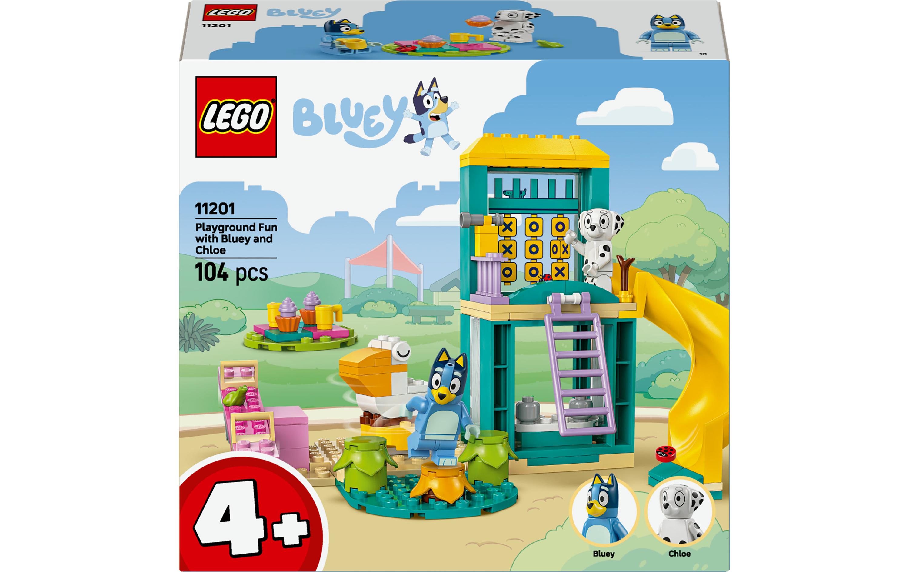 LEGO® Bluey und Chloe auf dem Spielplatz 11201
