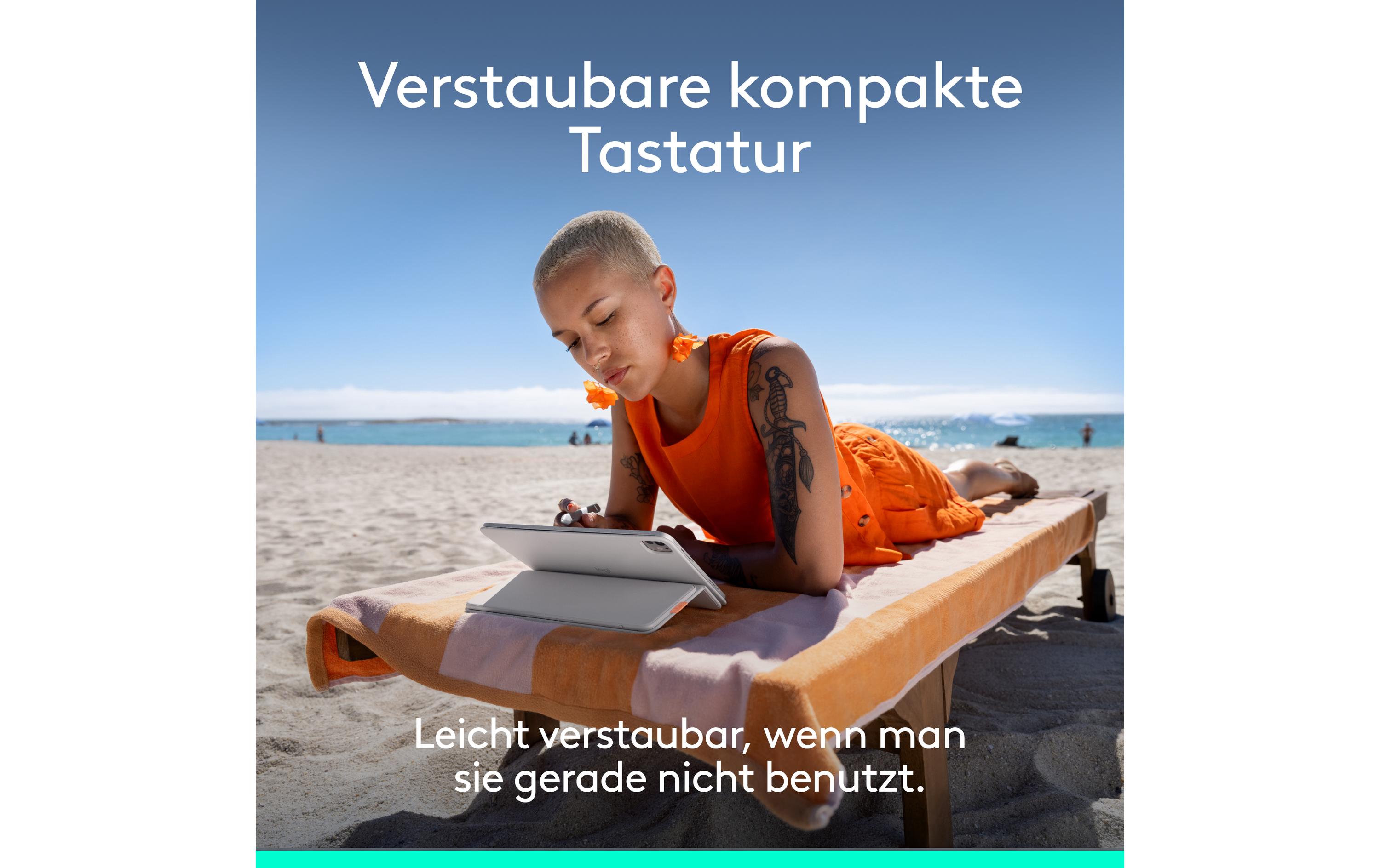 Logitech Tablet Tastatur Cover Flip Folio iPad Pro & Air13