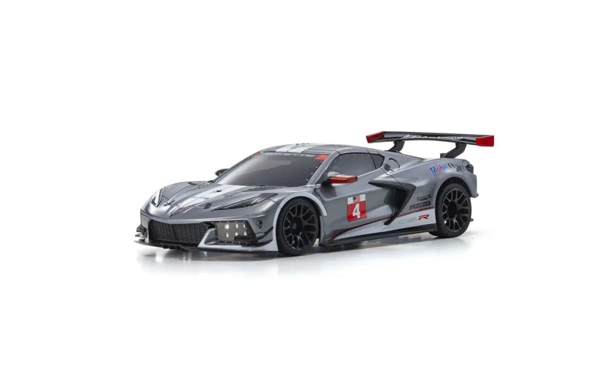 Kyosho Mini-Z MR-04 Corvette C8-R 1:28, Gun Metal/Weiss, ARTR