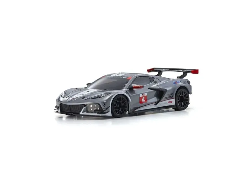 Kyosho Mini-Z MR-04 Corvette C8-R 1:28, Gun Metal/Weiss, ARTR