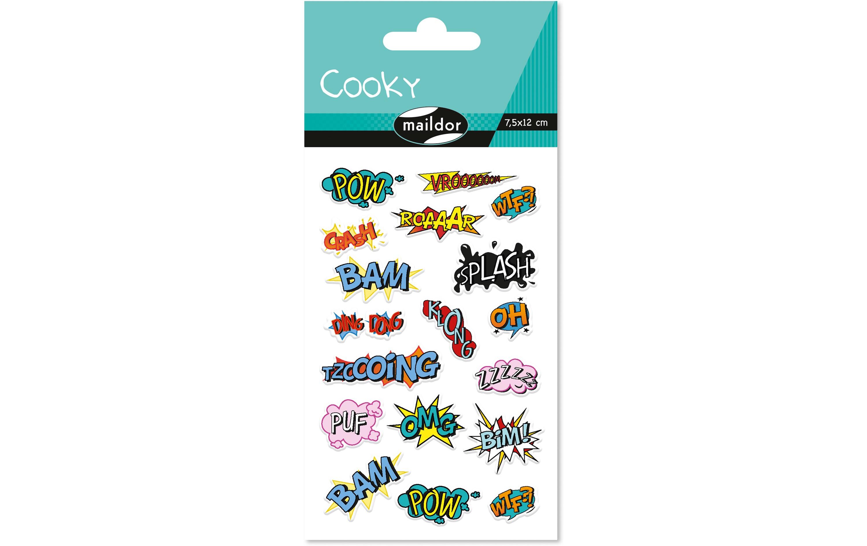 Clairefontaine Motivsticker 3D Lautmalerei