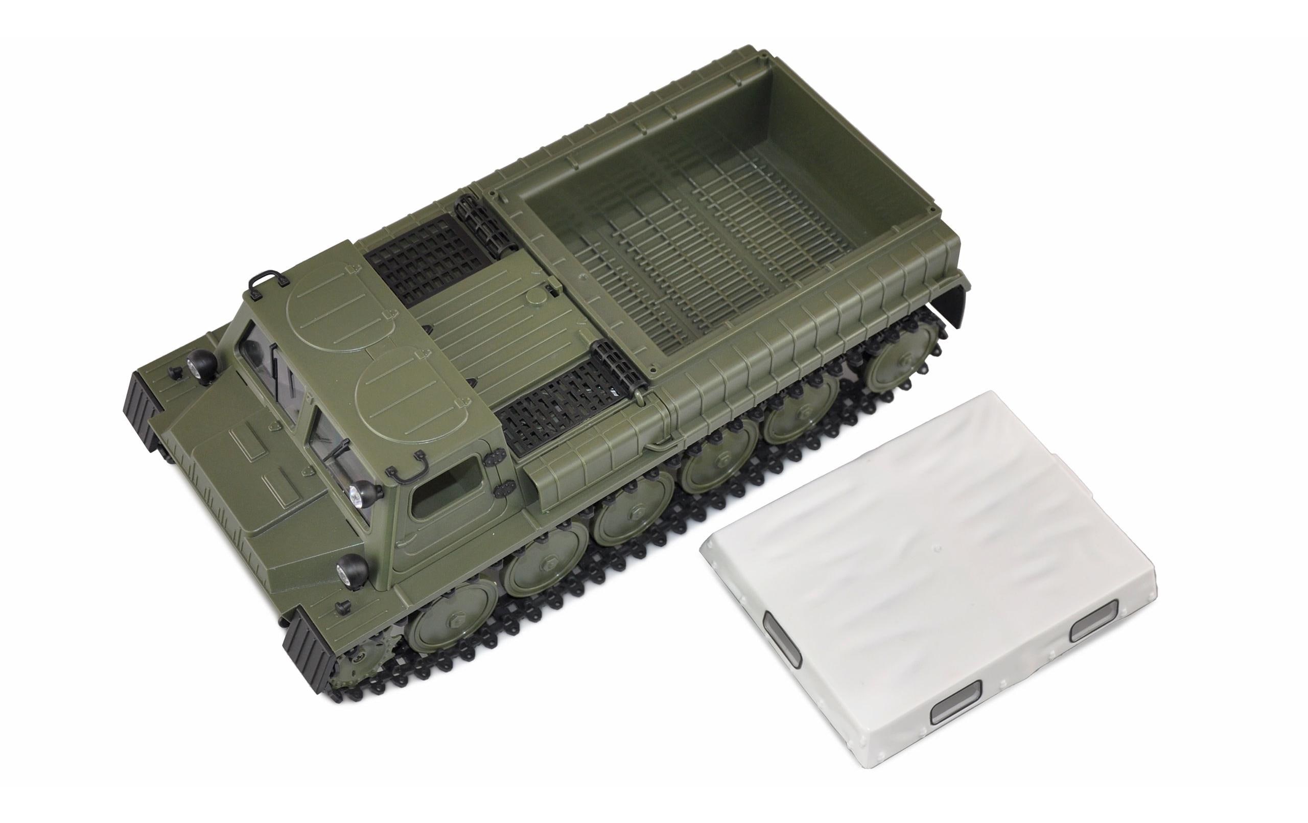 Amewi Gepanzertes RC Kettenfahrzeug, Olivgrün RTR, 1:16