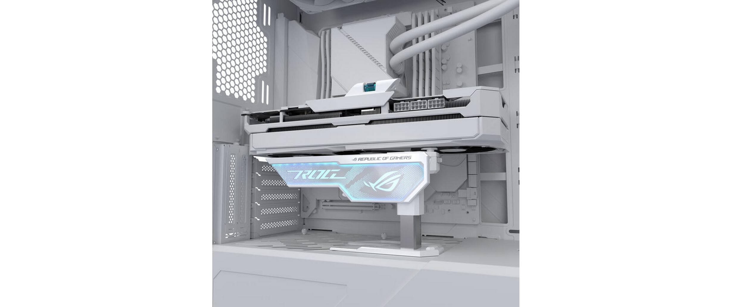 ASUS ROG ASUS ROG Herculx Grafikkartenhalter Weiss