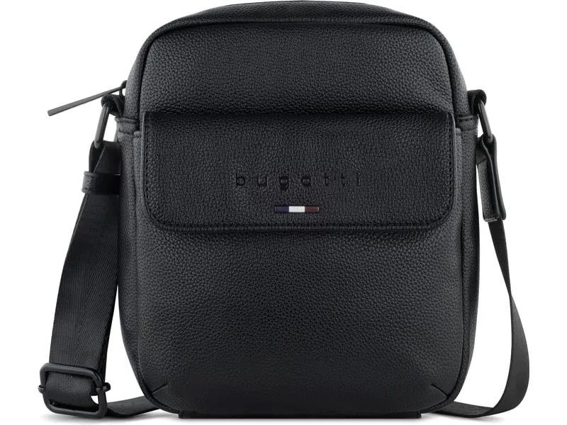 Bugatti Schultertasche Rico Schwarz Bugatti Schultertasche Rico Schwarz