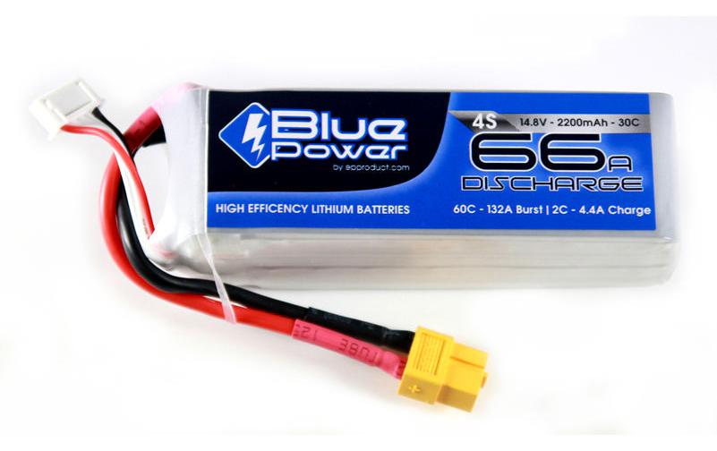 EP RC-Akku LiPo 2200 mAh 14.8 V 30C BluePower