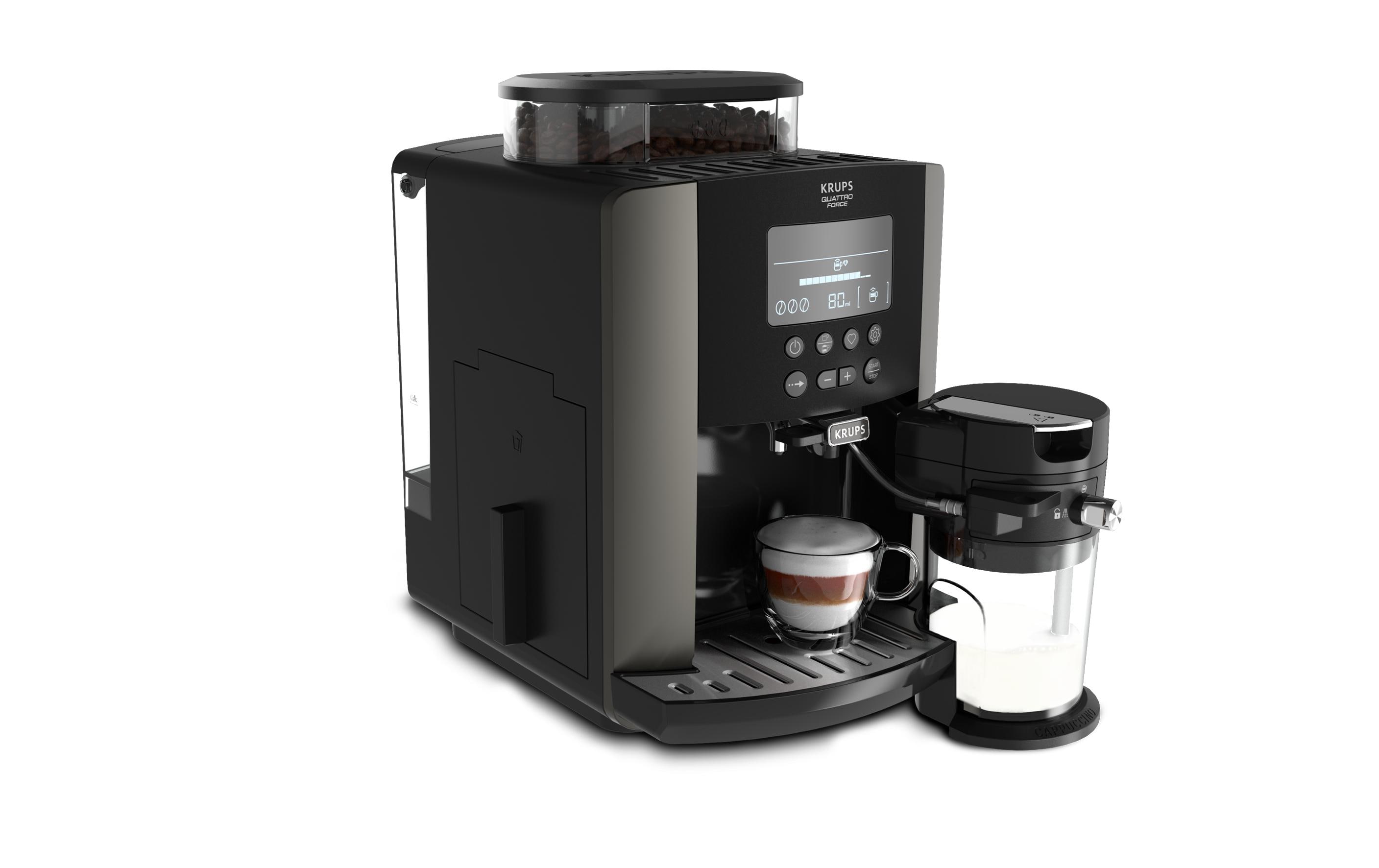 Krups Kaffeevollautomat ARABICA LATTE EA819 Schwarz Krups Kaffeevollautomat ARABICA LATTE EA819 Schwarz