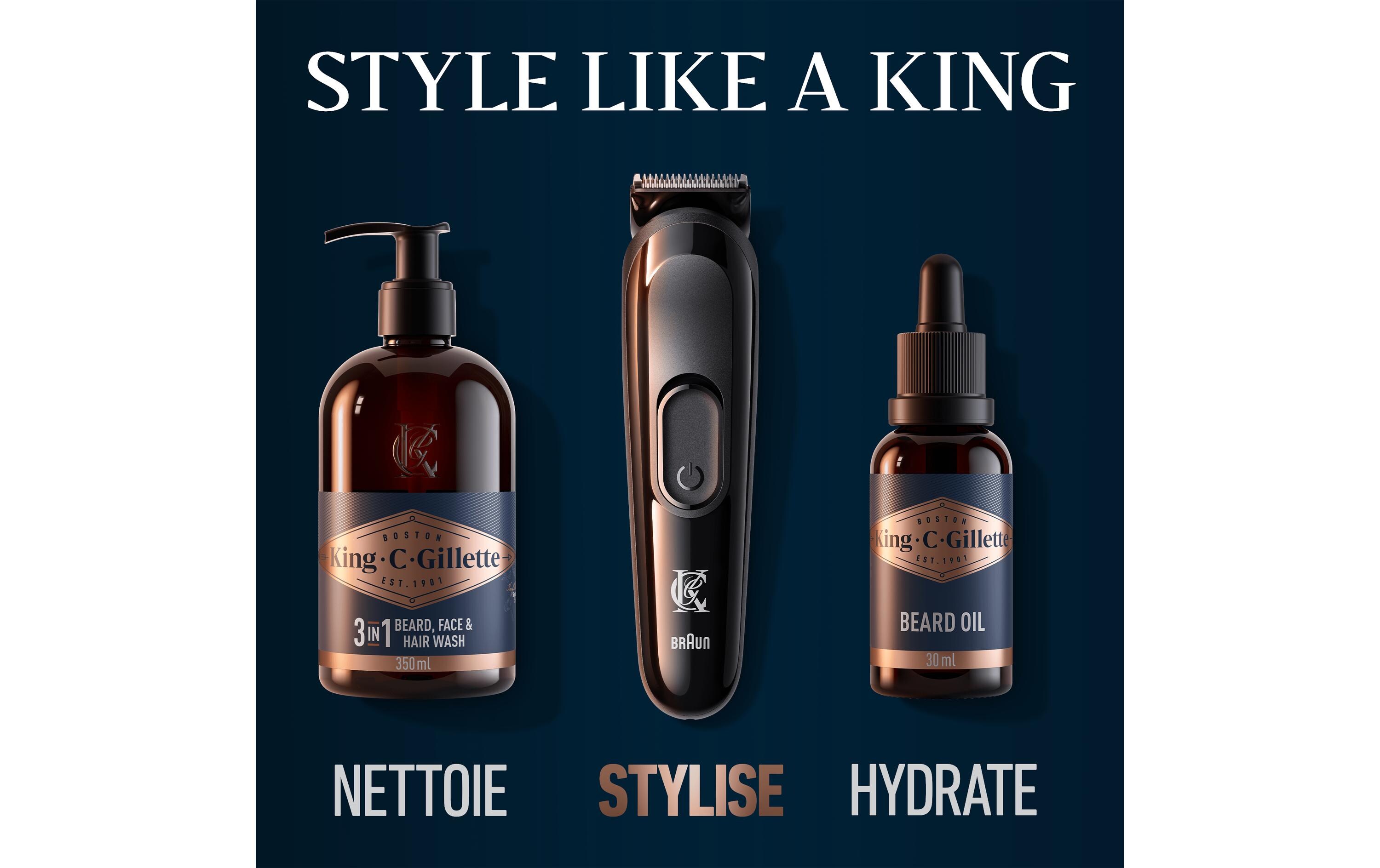 King C. Gillette Elektrischer Barttrimmer