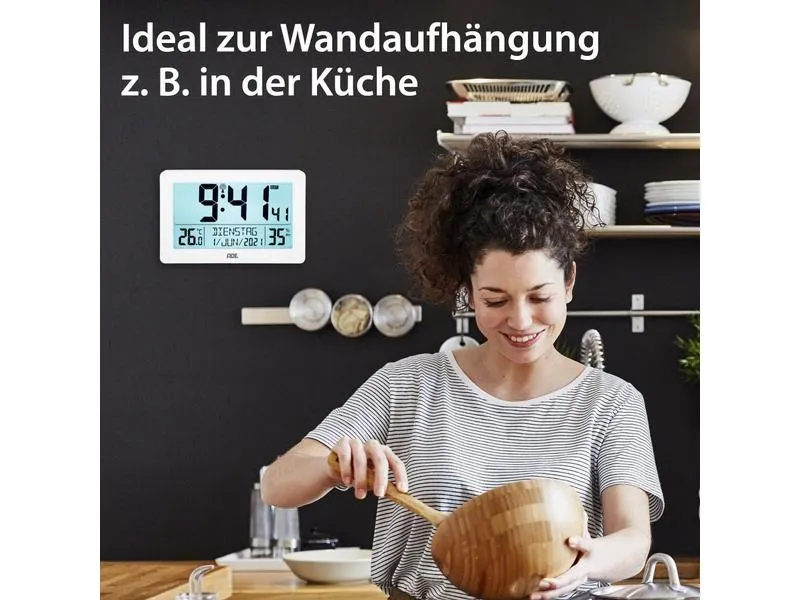 ADE Funkuhr XXL-Ziffern ADE Funkuhr XXL-Ziffern