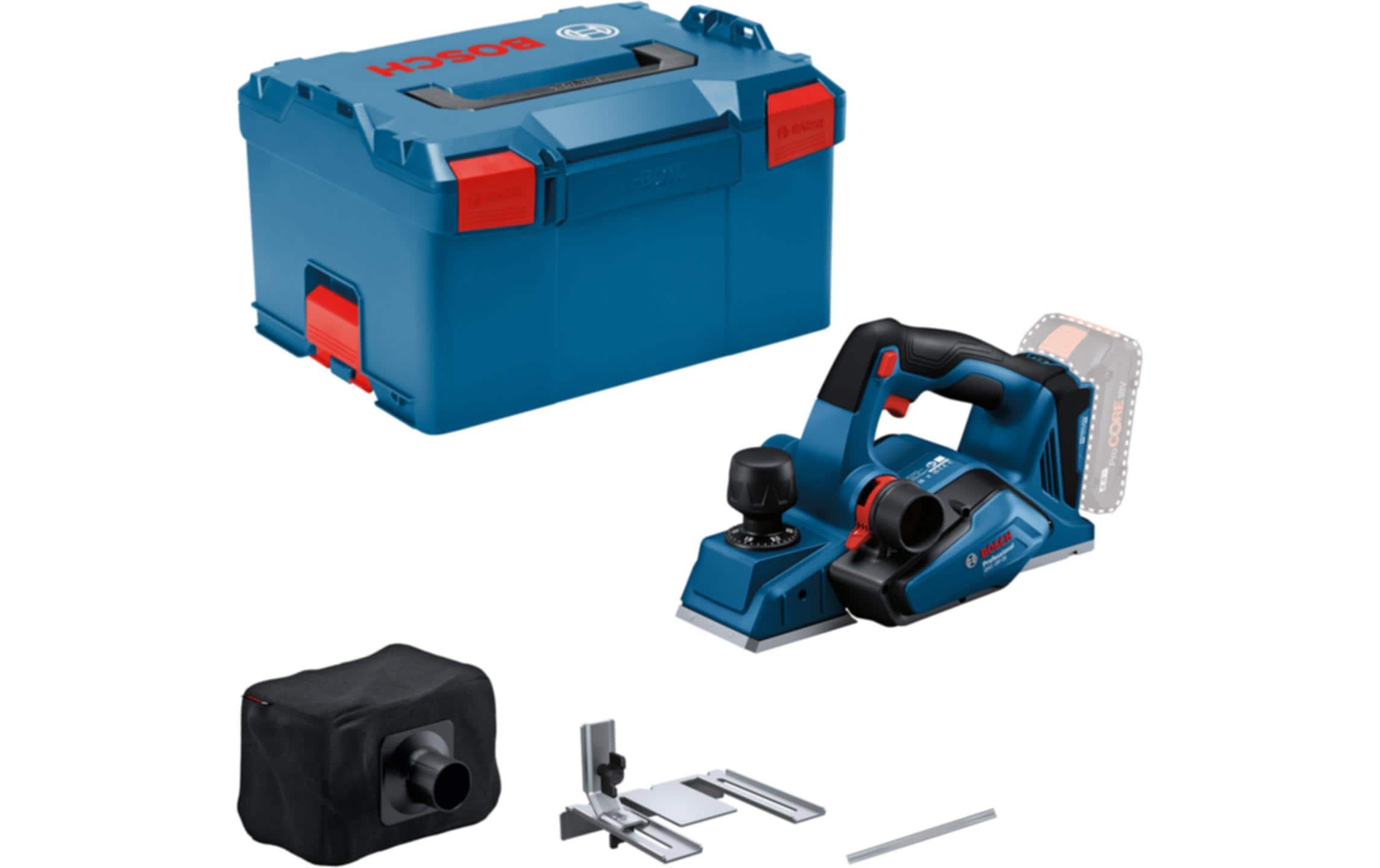 Bosch Professional Akku-Hobel PRO GHO 18V-26 in L-BOXX 238 (ohne Akku) Bosch Professional Akku-Hobel PRO GHO 18V-26 in L-BOXX 238 (ohne Akku)