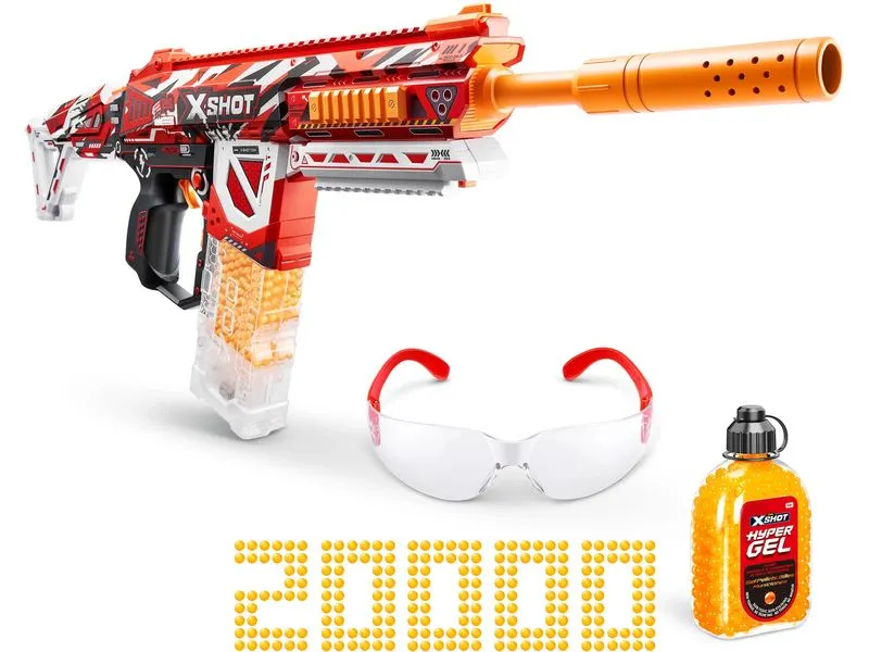 X-Shot Hyper Gel HPG-700 Blaster mit Gel-Kugeln – EN71 Series 1 X-Shot Hyper Gel HPG-700 Blaster mit Gel-Kugeln – EN71 Series 1