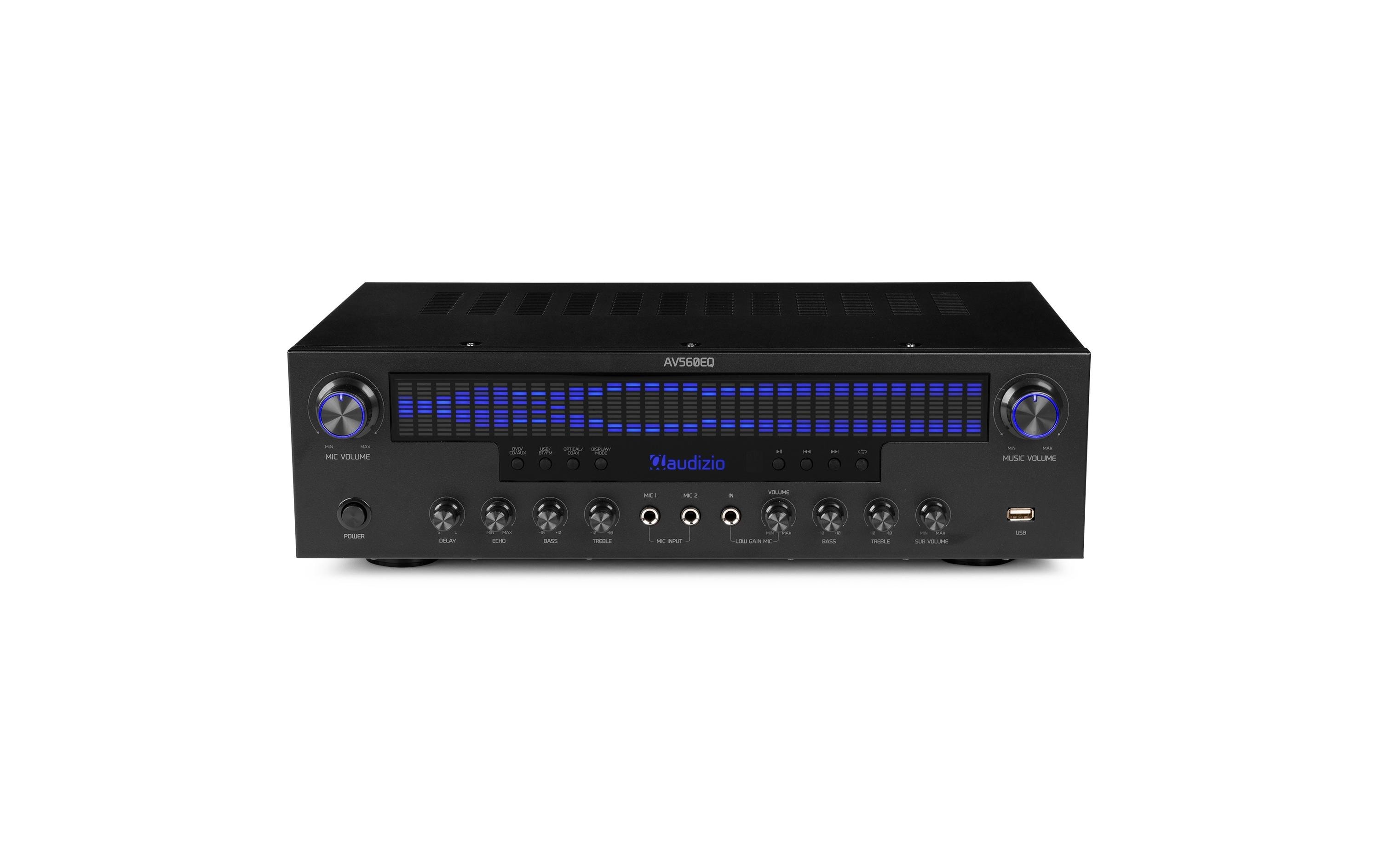 Audizio AV560EQ Home Cinema Verstärker, 5.1, EQ, Schwarz