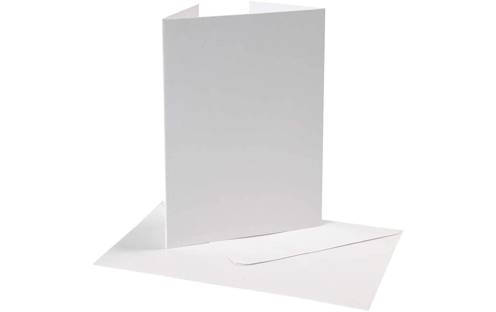 Creativ Company Blankokarte 10.5 x 15 cm Crème, 10er Set