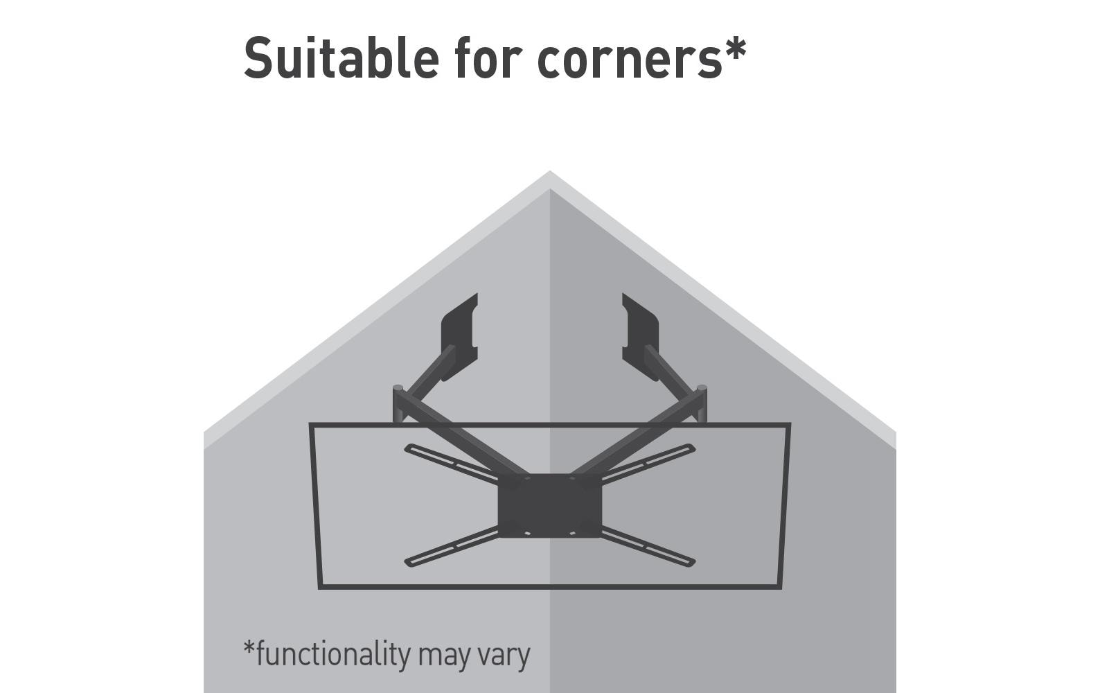 Barkan Wandhalterung WH 464XL-SW Schwarz