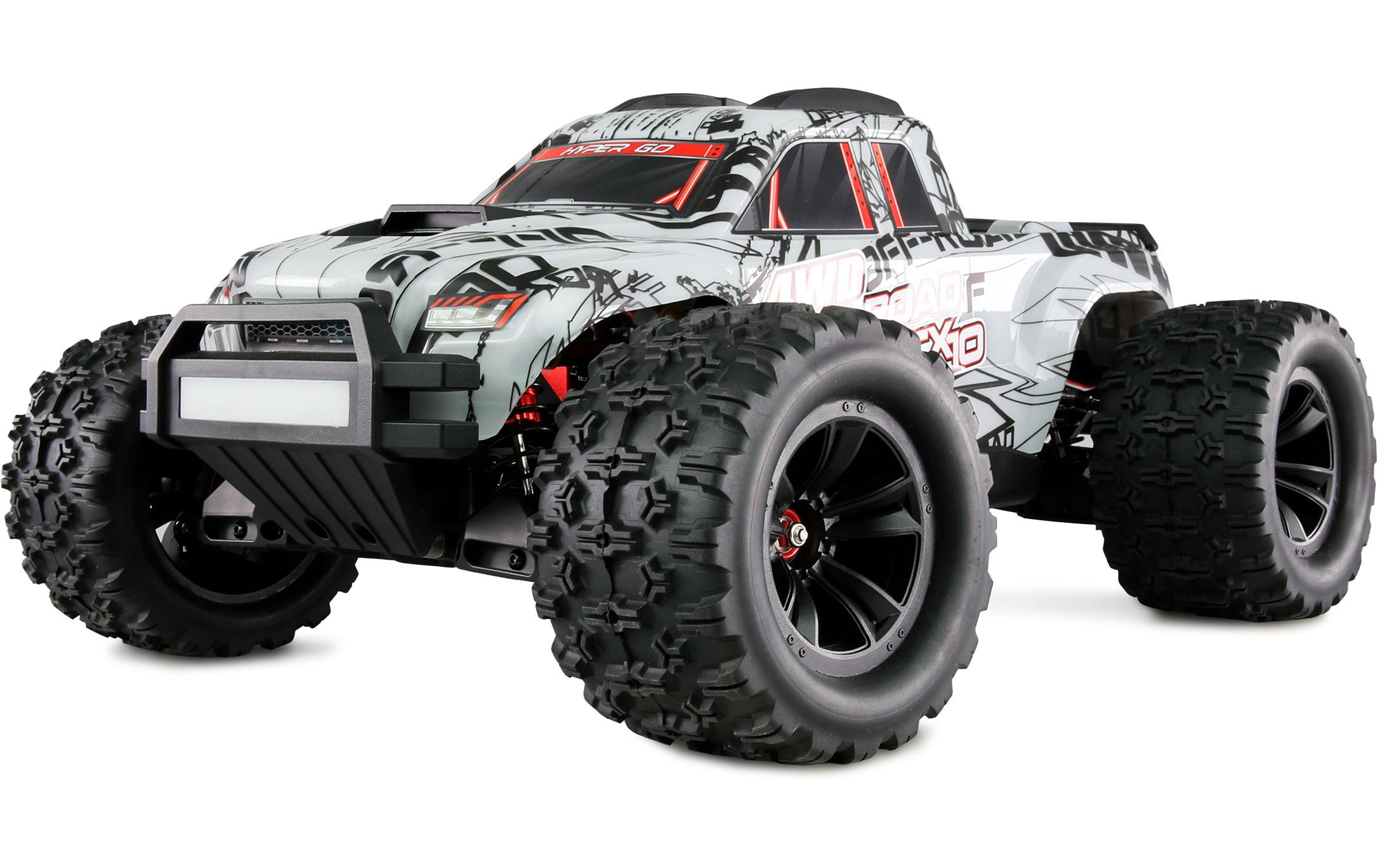 Amewi Monster Truck Hyper Go MTX10 1:10, ARTR, Grau