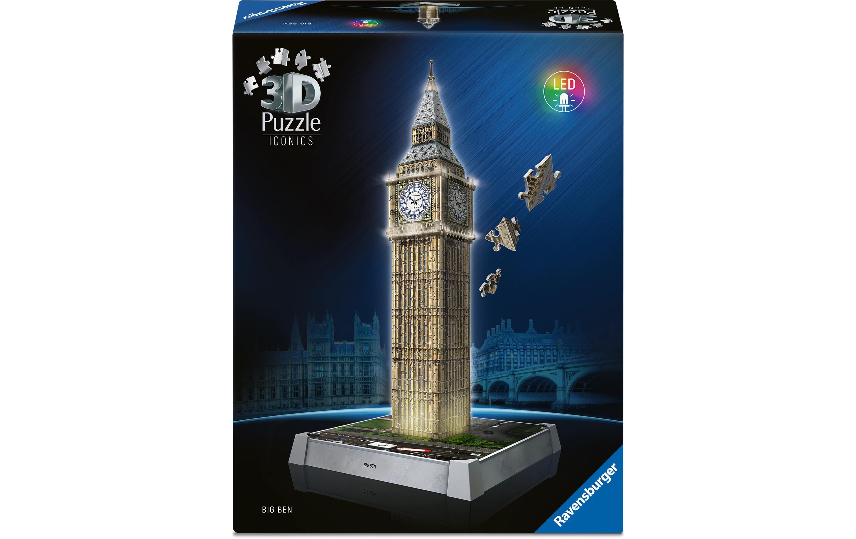 Ravensburger 3D Puzzle Iconics Big Ben with Light