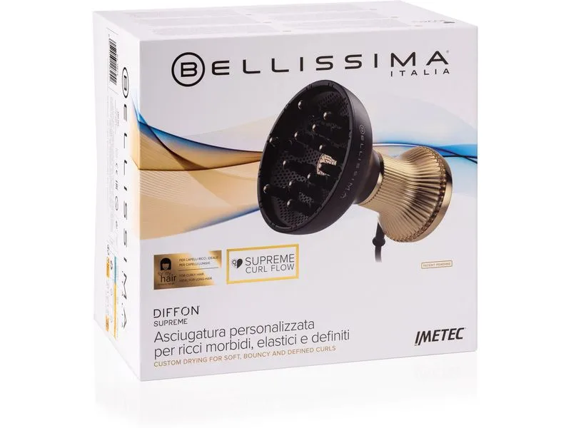 Bellissima Lockenwickler Diffon Schwarz/Gold