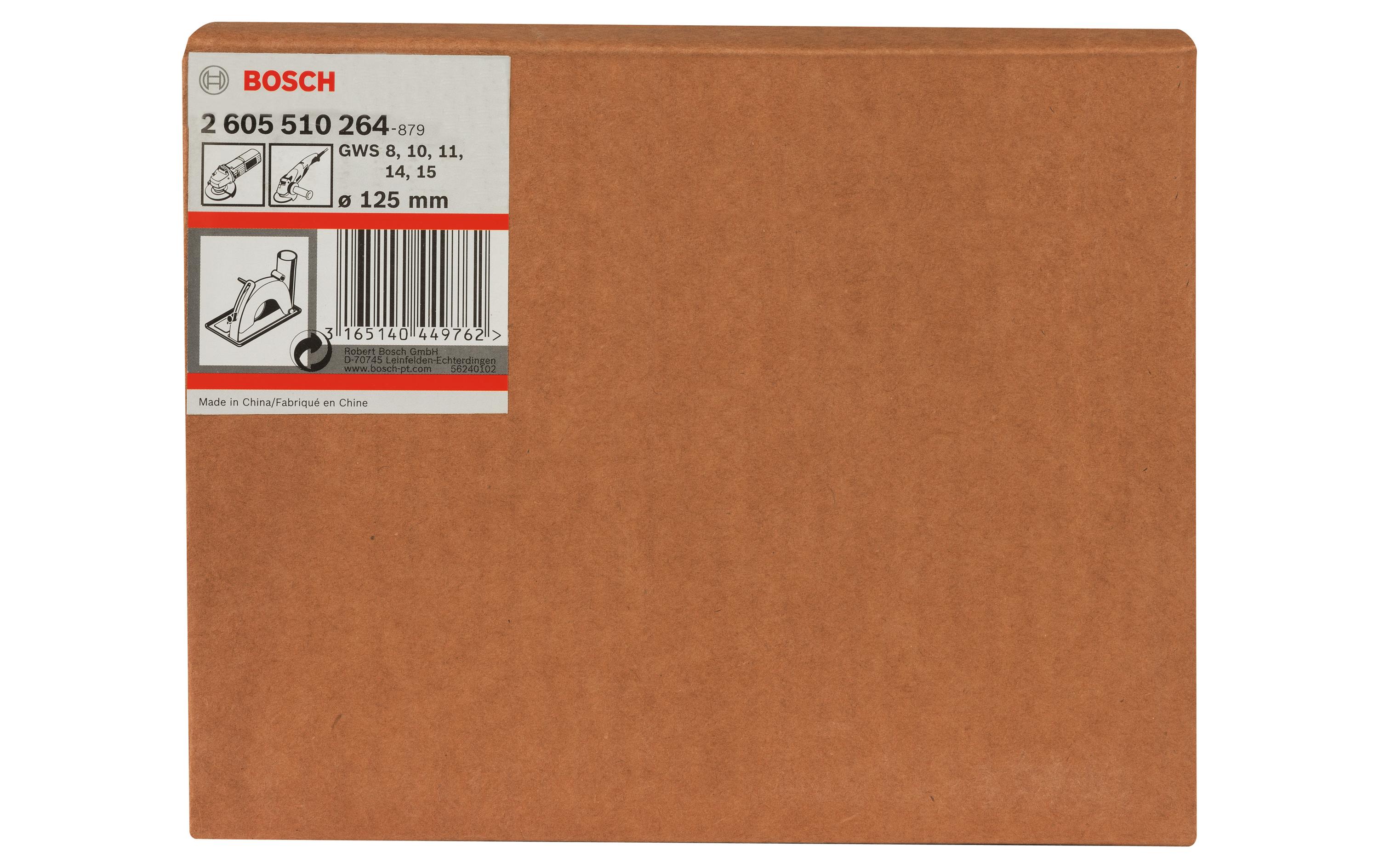 Bosch Professional Führungsschlitten mit Absaugstutzen, 115/125 mm