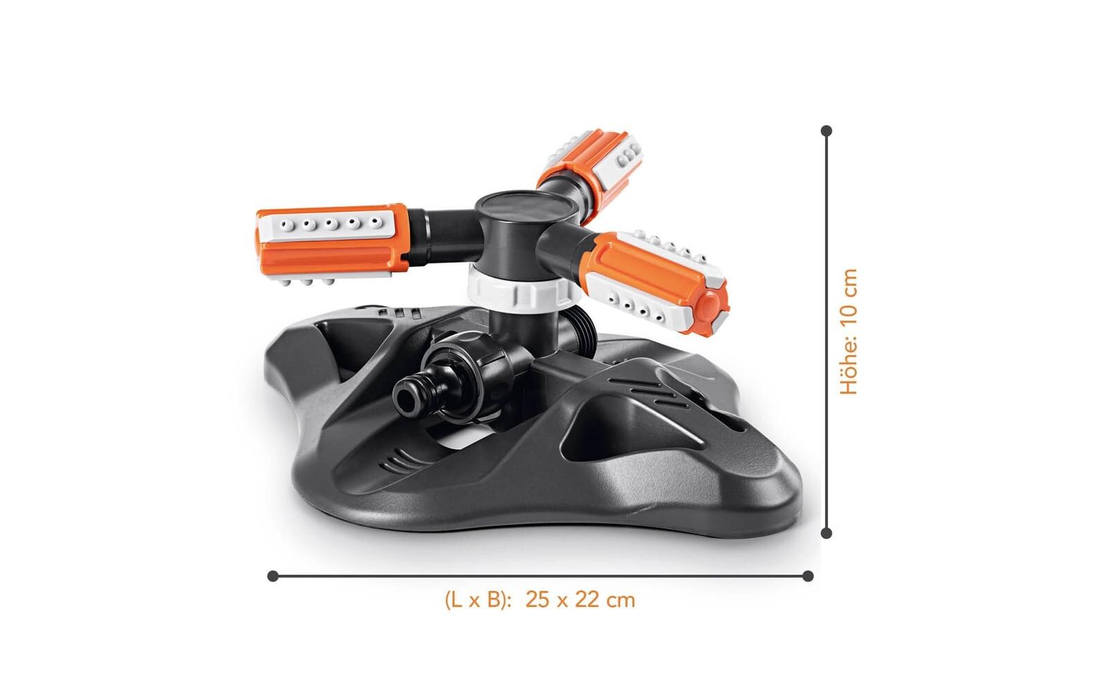 EASYmaxx 360°-Gartensprinkler - 2er-Set