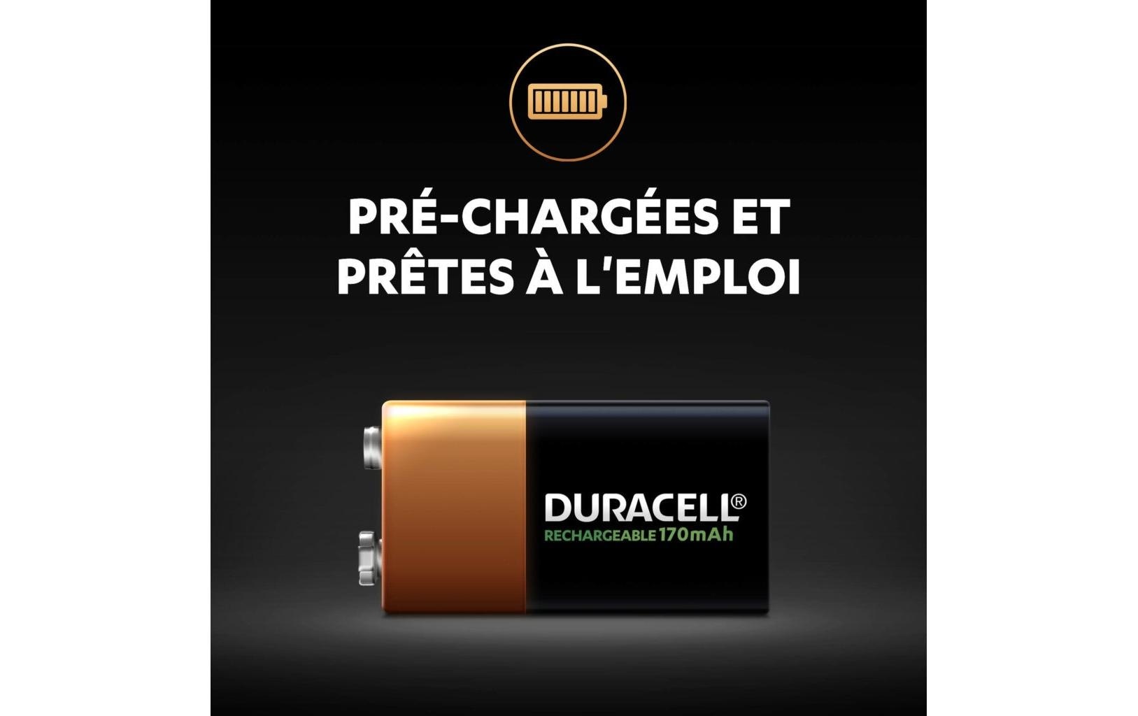 Duracell Akku Recharge 9 V 170 mAh 1 Stück