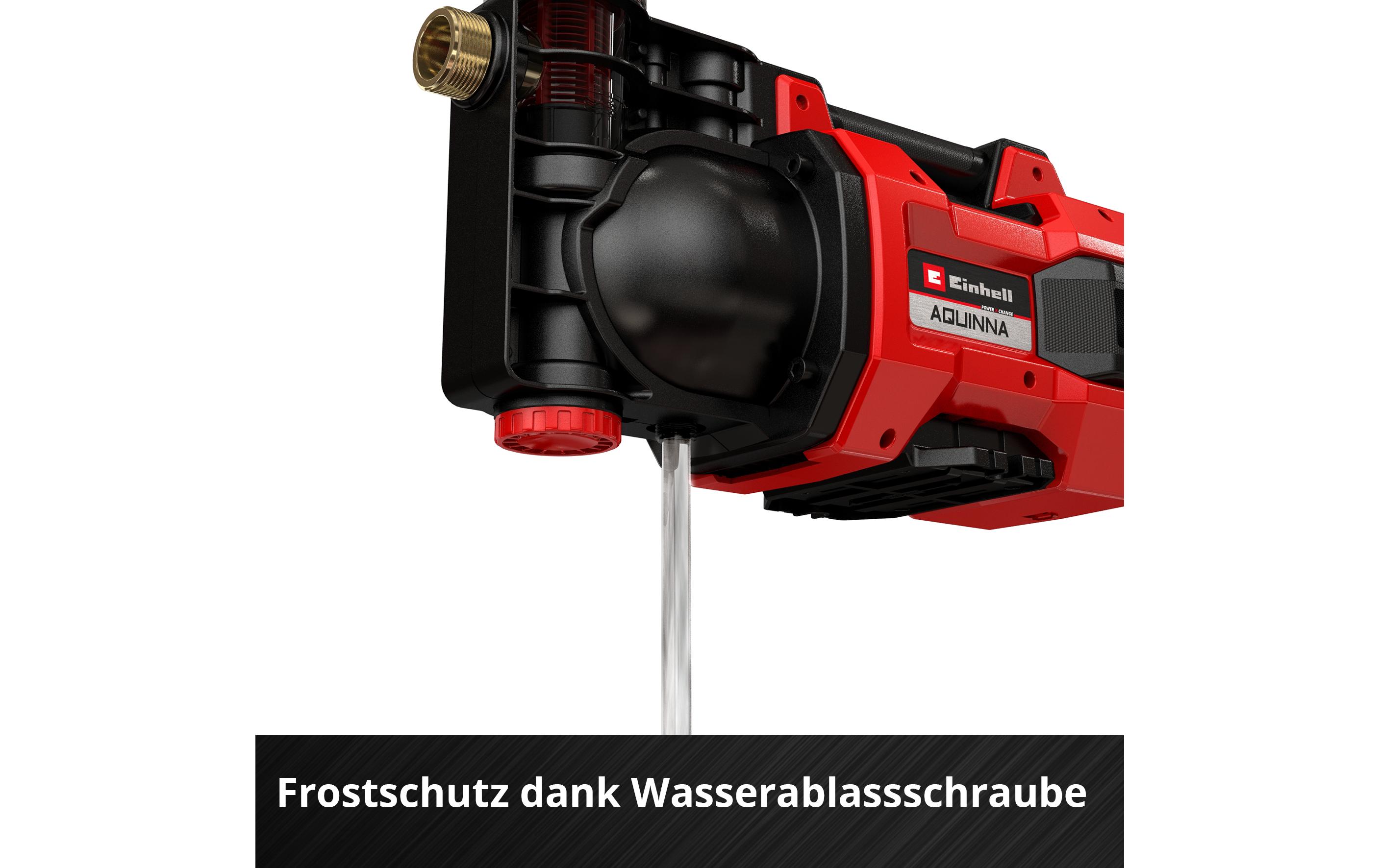 Einhell Akku-Gartenpumpe AQUINNA 36/38 F LED