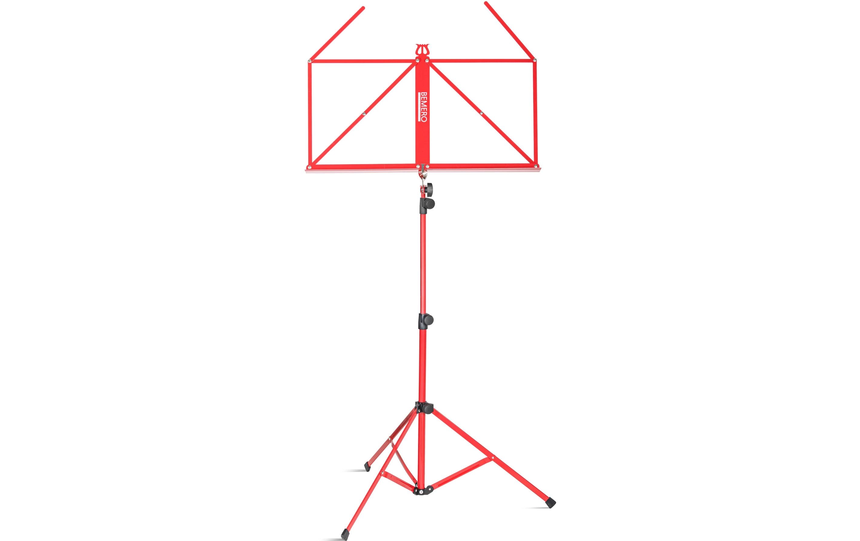 Bemero Notenständer MSS-8090BK rot
