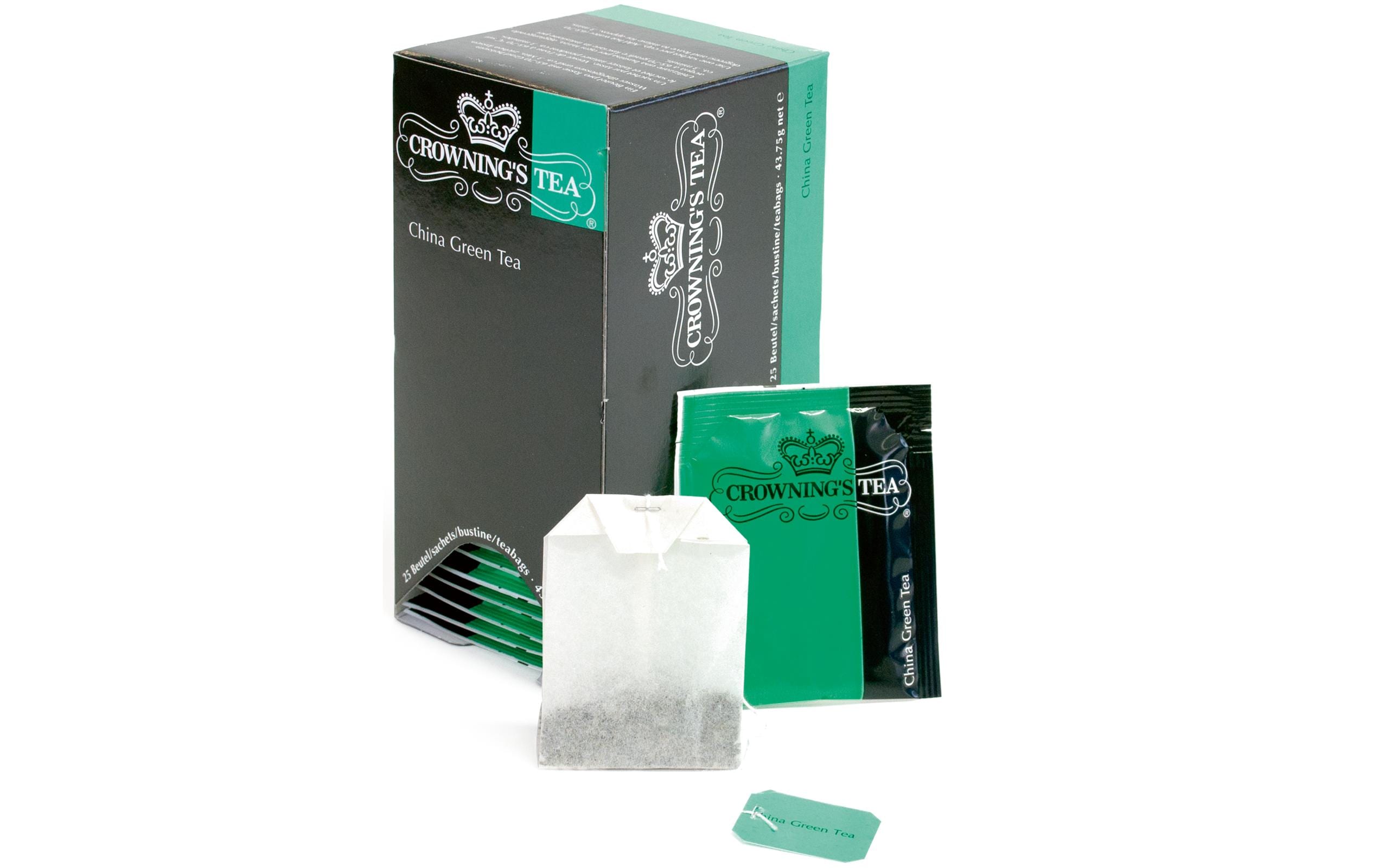 Crowning’s Tea Teebeutel China Green 25 Stück