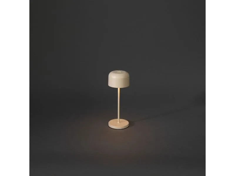 Konstsmide Tischleuchte Lille Mini USB, 2200 / 2700 K, 2.2 W, Sand Konstsmide Tischleuchte Lille Mini USB, 2200 / 2700 K, 2.2 W, Sand
