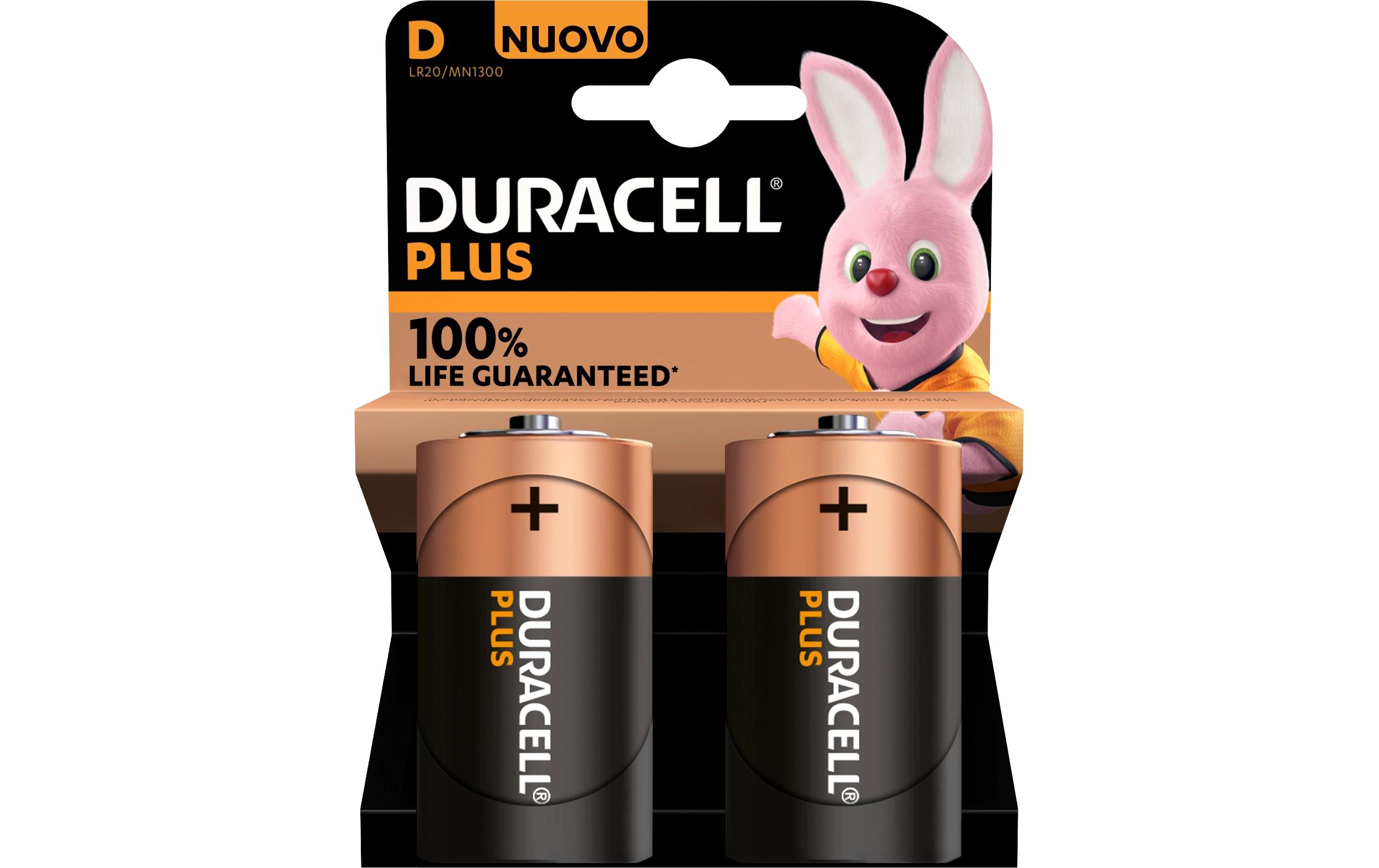 Duracell Batterie D Plus Power 2 Stück Duracell Batterie D Plus Power 2 Stück