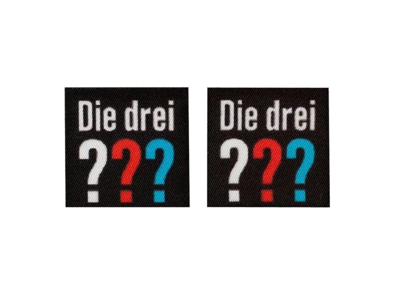 Mono-Quick Aufbügelbild Midi Die Drei??? 2 Stück Mono-Quick Aufbügelbild Midi Die Drei??? 2 Stück