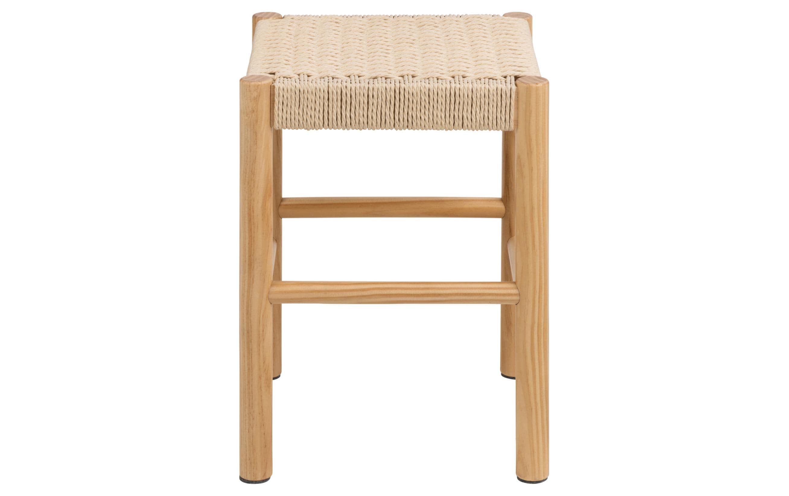 AC Design Hocker Alvin Holz, Weiss