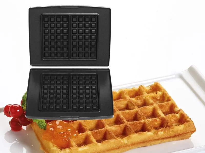FRITEL Backplatten Waffeln 4 x 7 Aluminium-Druckguss Schwarz FRITEL Backplatten Waffeln 4 x 7 Aluminium-Druckguss Schwarz