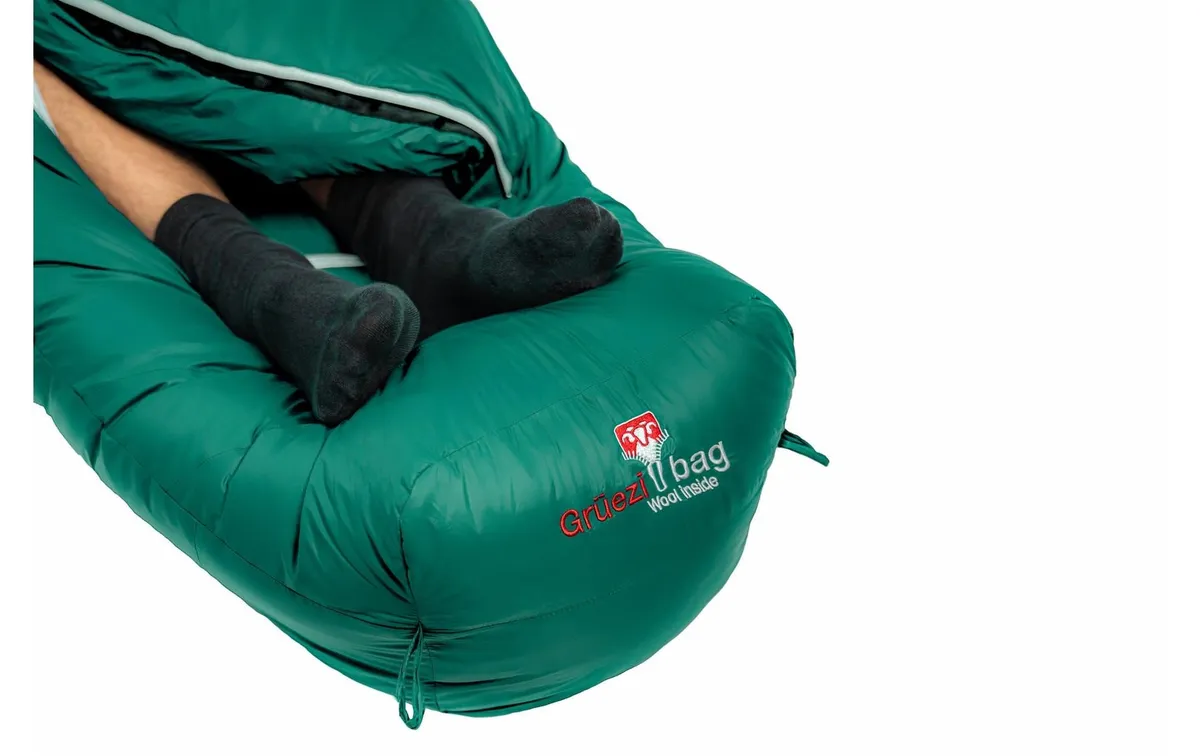 Grüezi Bag Schlafsack DownWool Subzero 2.0 -8 °C 200 cm, Grün Grüezi Bag Schlafsack DownWool Subzero 2.0 -8 °C 200 cm, Grün
