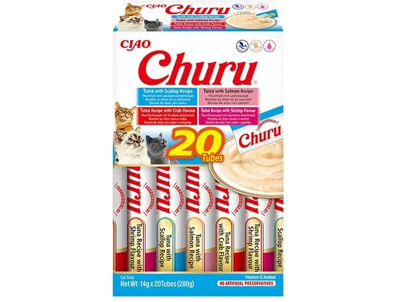 CIAO Churu Megapack Meeresfrüchte 20 x 14 g CIAO Churu Megapack Meeresfrüchte 20 x 14 g