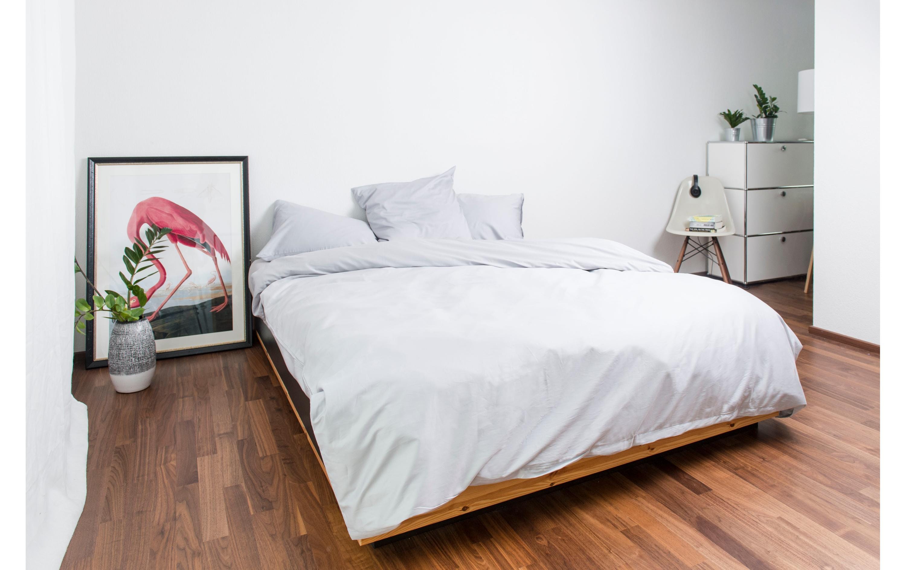 Nobilium Kopfkissenbezug Oni 50 x 70 cm, Silber