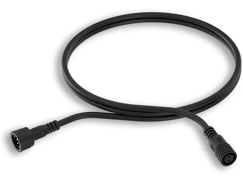 Philips Niedervolt Verlängerungskabel 2 Meter, IP65, schwarz Philips Niedervolt Verlängerungskabel 2 Meter, IP65, schwarz