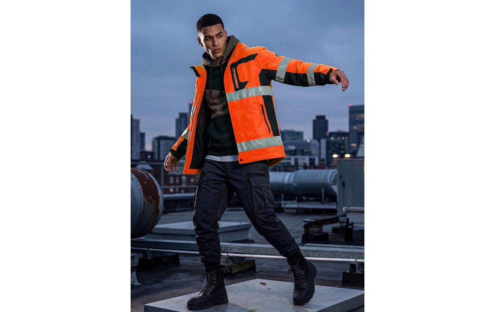 ACE ACE Neon Lite Softshell-Warnjacke Herren