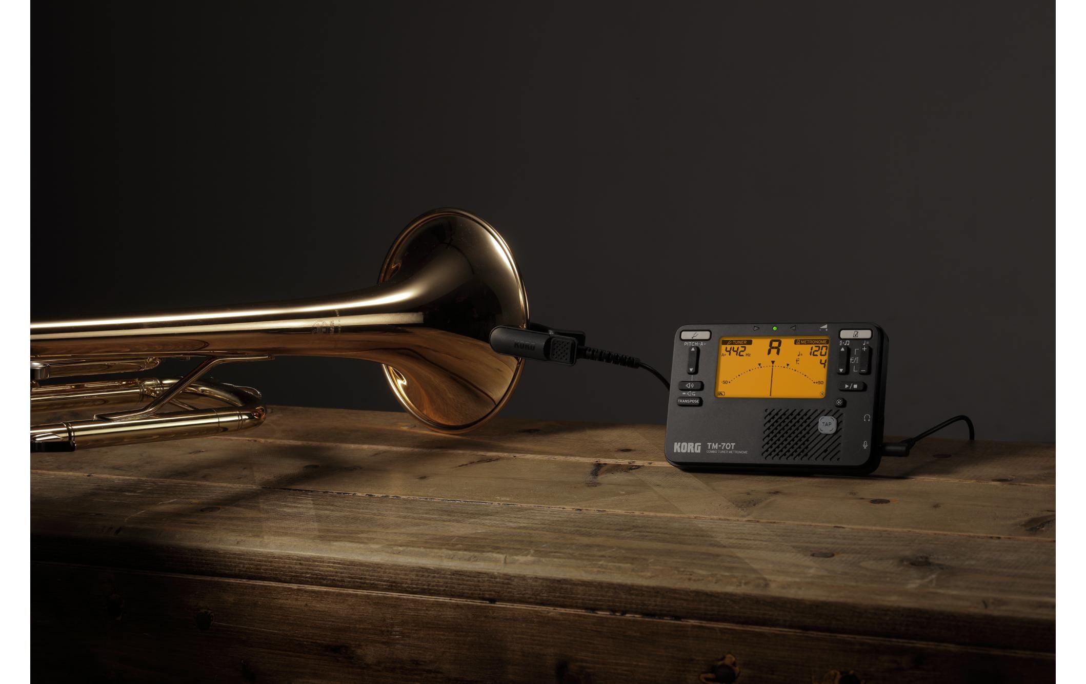 Korg Stimmgerät TM-70 Set Schwarz