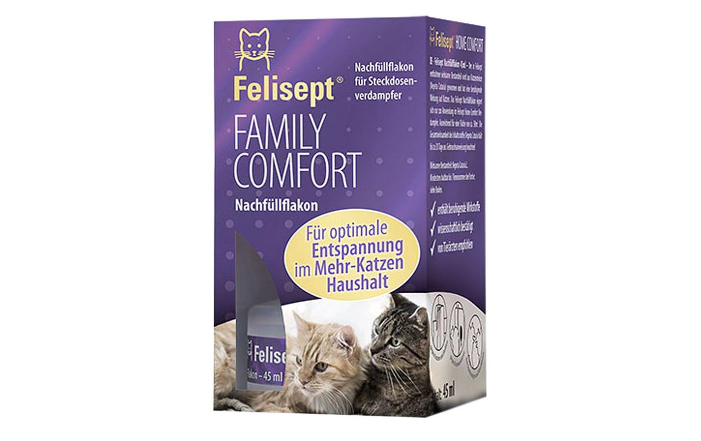 Felisept Wohlbefinden Family Comfort Nachfüllflakon 45 ml Felisept Wohlbefinden Family Comfort Nachfüllflakon 45 ml