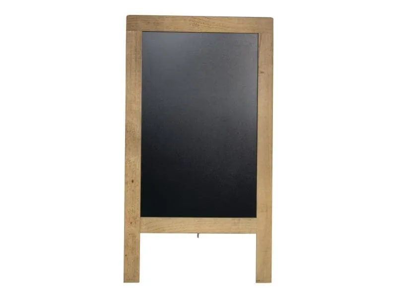 Securit Kreidetafel Ständer Natur Finish Hellbraun/Schwarz Securit Kreidetafel Ständer Natur Finish Hellbraun/Schwarz