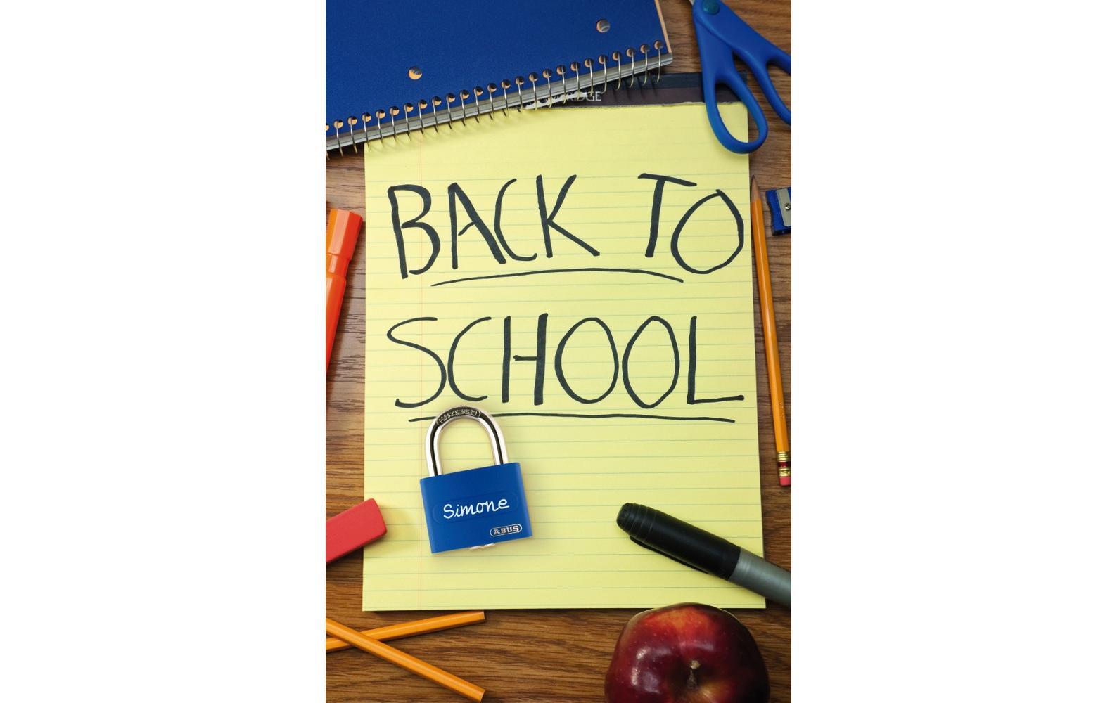 Abus Vorhängeschloss T65AL/40 Weiss Aluminium