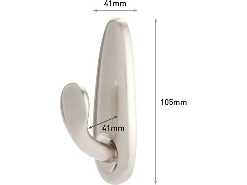 Command Wandhaken Forever Classic L Silber