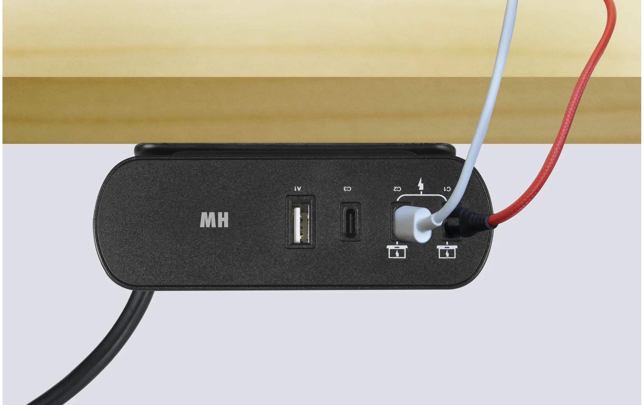 Max Hauri Steckdosenleiste Desktop Charger PD65W Schwarz