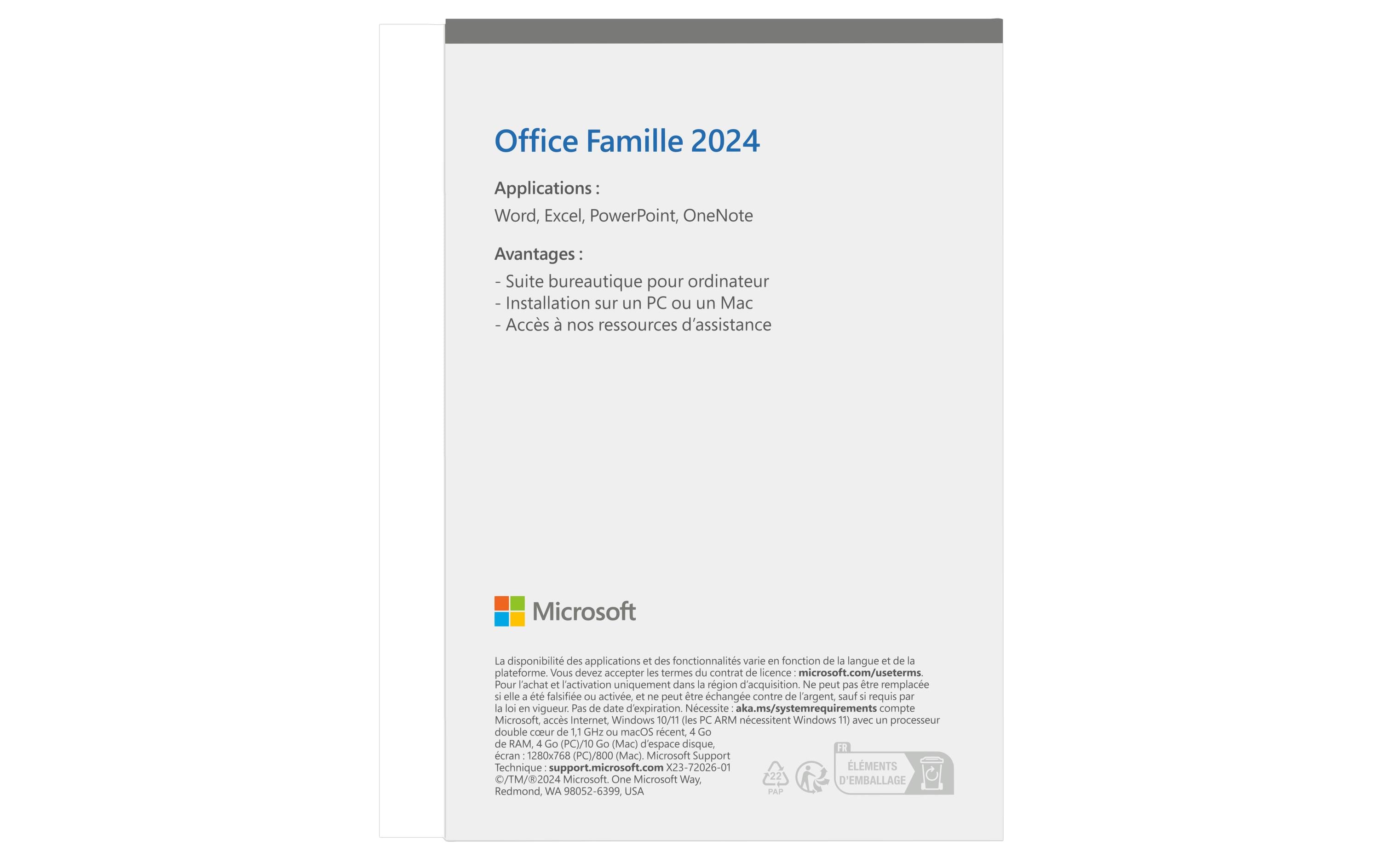 Microsoft Office Home 2024 Vollversion, Französisch Microsoft Office Home 2024 Vollversion, Französisch