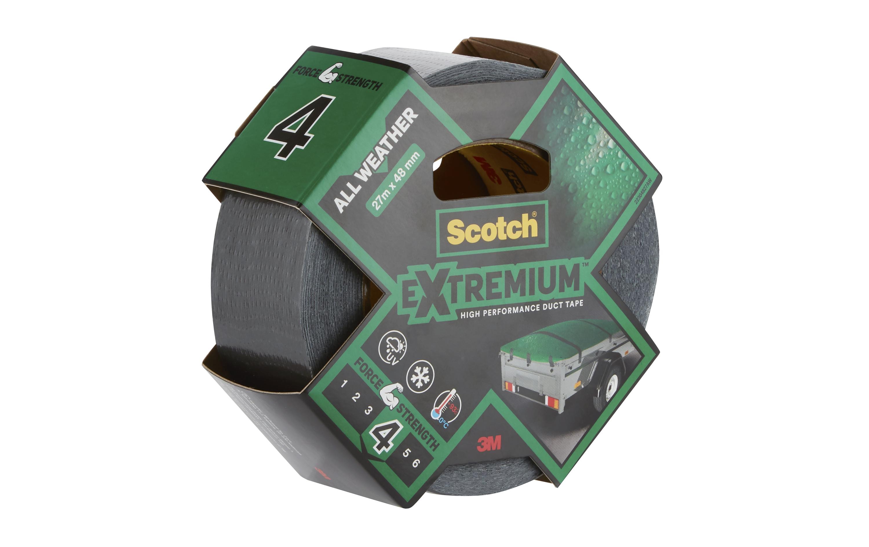 3M Gewebeband Scotch Extremium AllWeather 48 mmx27.4 m,Schwarz