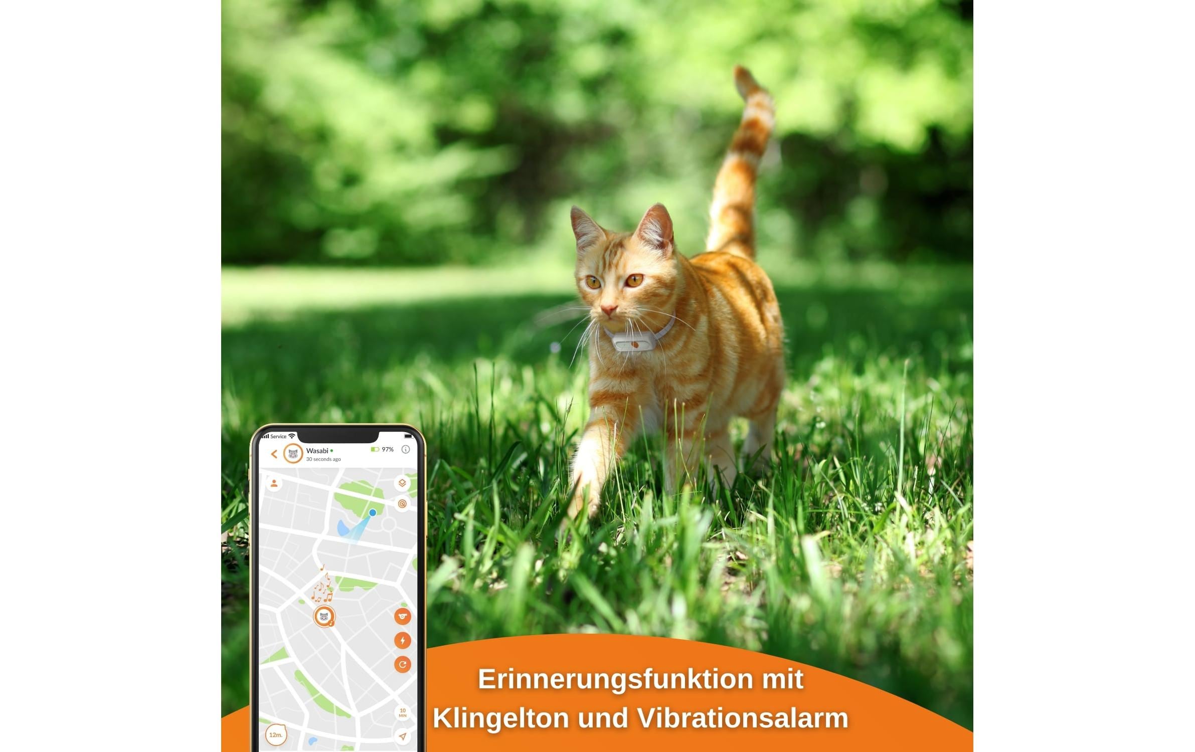 Weenect GPS-Tracker XS für Katzen, Weiss