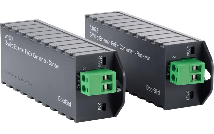 Doorbird 2-Drath Ethernet PoE+ Konverter