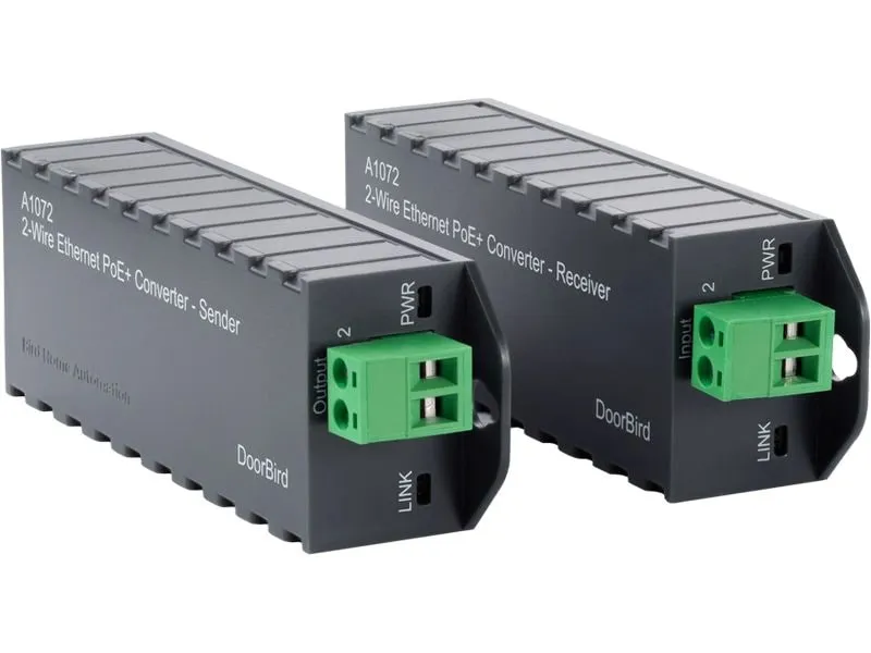 Doorbird 2-Drath Ethernet PoE+ Konverter Doorbird 2-Drath Ethernet PoE+ Konverter