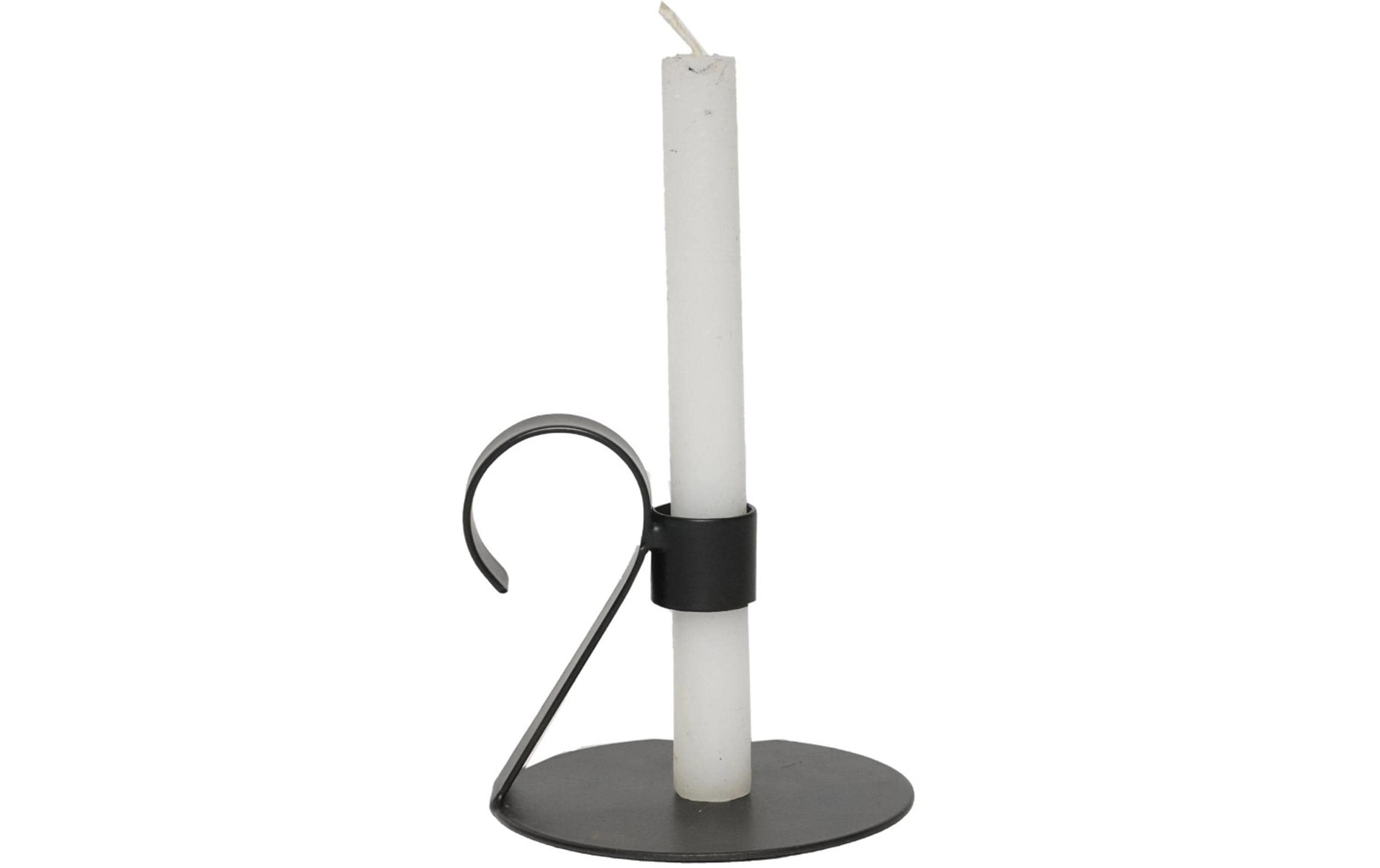 CHALET Kerzenhalter Naujan 11 cm, Schwarz