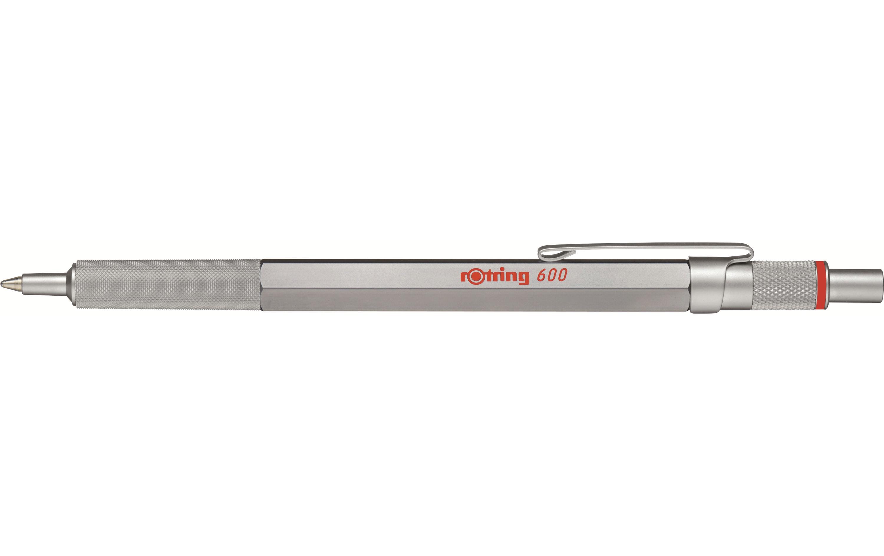 Rotring Kugelschreiber 600 Medium (M), Silber