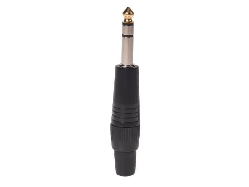 Bemero Stecker BC2002BK-M 6.3mm stereo Klinkenstecker schwarz Bemero Stecker BC2002BK-M 6.3mm stereo Klinkenstecker schwarz